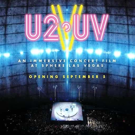 V-U2: An Immersive Concert Film concerts in Las Vegas.
